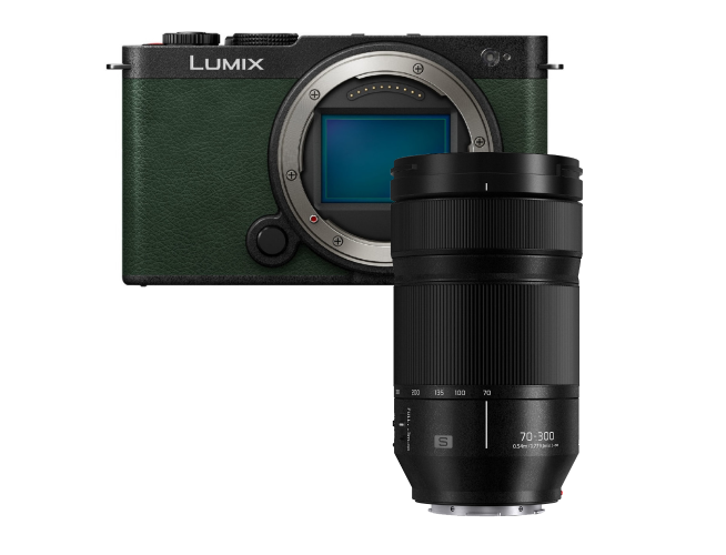 Panasonic Lumix S9 Groen + 70-300mm f/4.5-5.6 Macro O.I.S.
