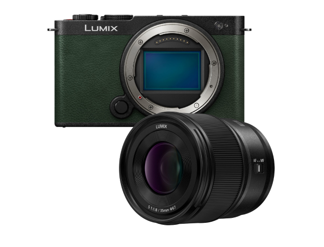Panasonic Lumix S9 Groen + 35mm f/1.8