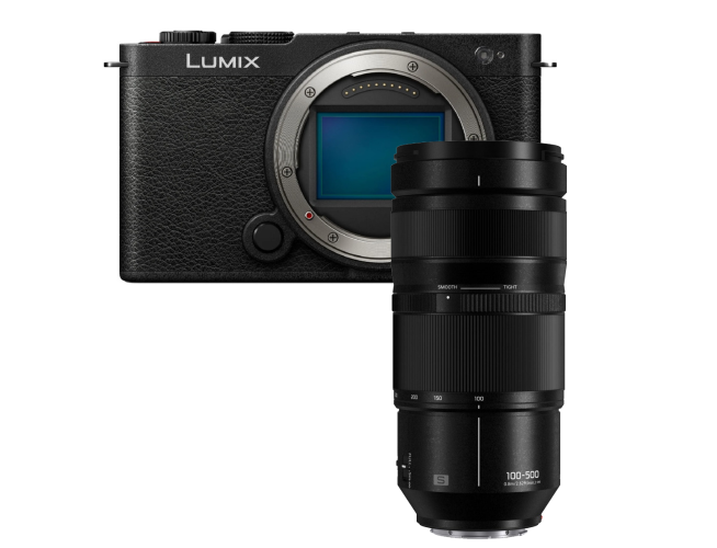 Panasonic Lumix S9 Zwart + 100-500mm f/5-7.1