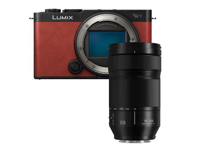 Panasonic Lumix S9 Rood + 70-300mm f/4.5-5.6 Macro O.I.S.