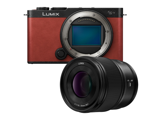 Panasonic Lumix S9 Rood + 35mm f/1.8