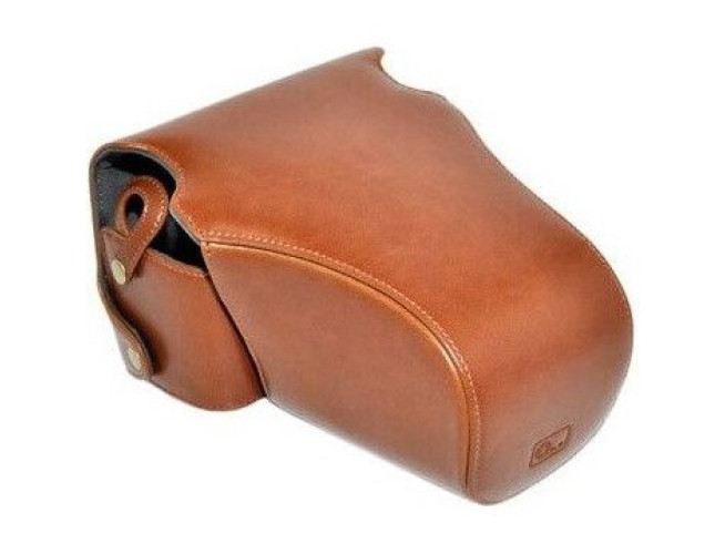 Delamax Lederen Retrotas Voor Canon Eos 7D - Bruin