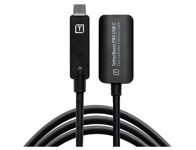 Tether Tools TetherBoost Pro USB-C Core Controller verlengkabel Zwart