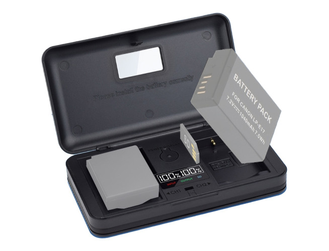 Mcoplus Duocharger USB LP-E17 SD