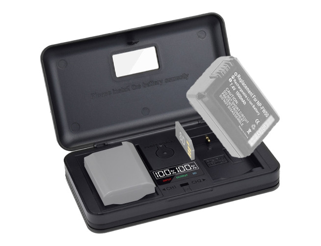 Mcoplus Duocharger USB NP-FW50 SD