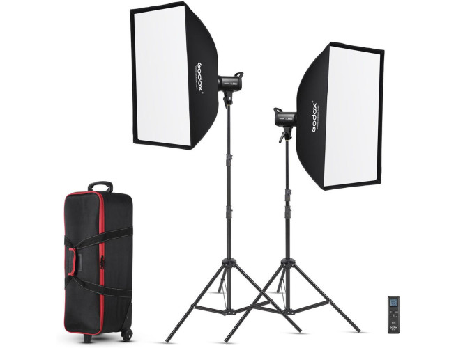 Godox SL100D LED Video Light Two Light Kit