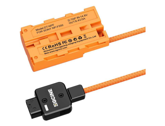 ZGCINE D-Tap To NPF Dummy Battery Cable (DT-NPF)