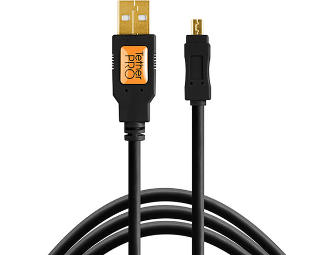 TetherTools TetherPro USB 2.0 To Mini-B 8-PIN 30cm Black