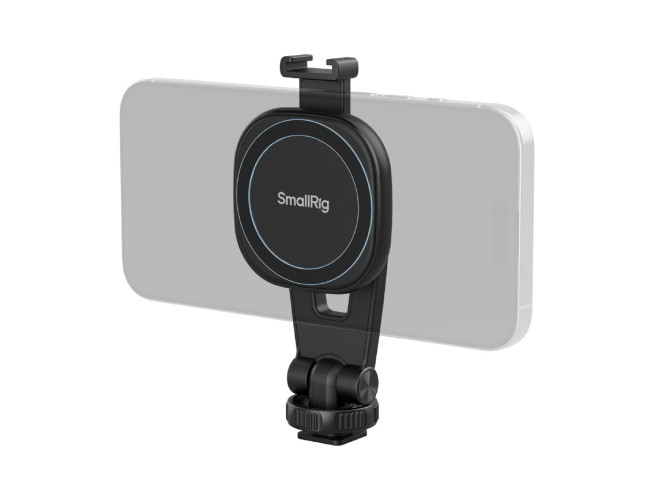 SmallRig 5283 AC-10 Attachable Phone Clamp With Cold Shoe Mount