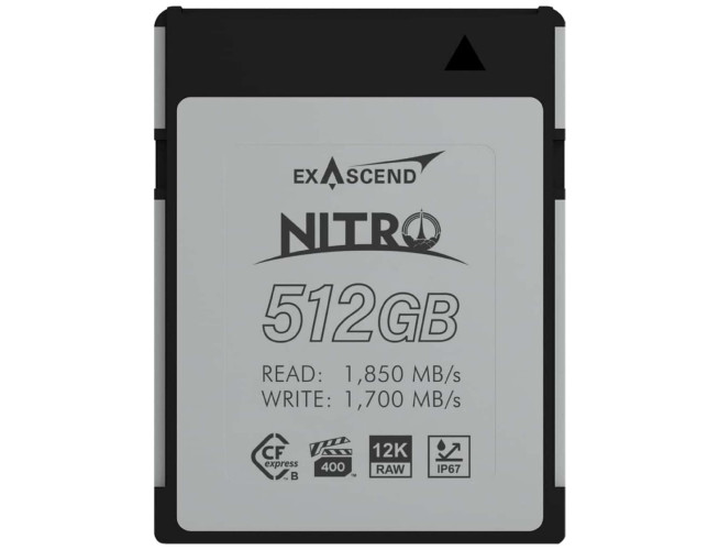 Exascend Nitro Cfexpress(Type B) 512GB