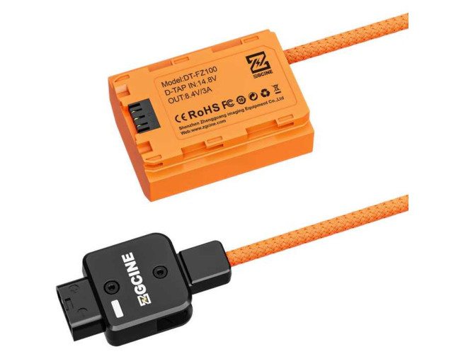 ZGCINE D-Tap To NP-FZ100 Dummy Battery Cable (DT-FZ100)