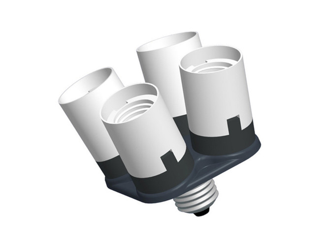 Falcon Eyes Lamphouder AD-4E27 van 1 naar 4 Lampen