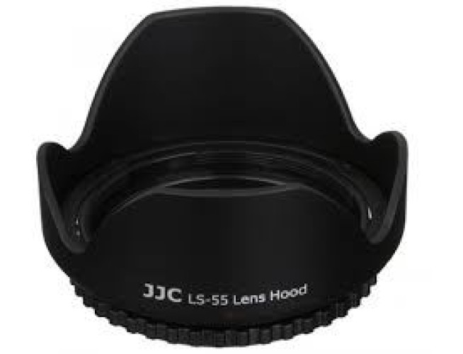 JJC LS-55 Zonnekap voor 55mm Filterdraad
