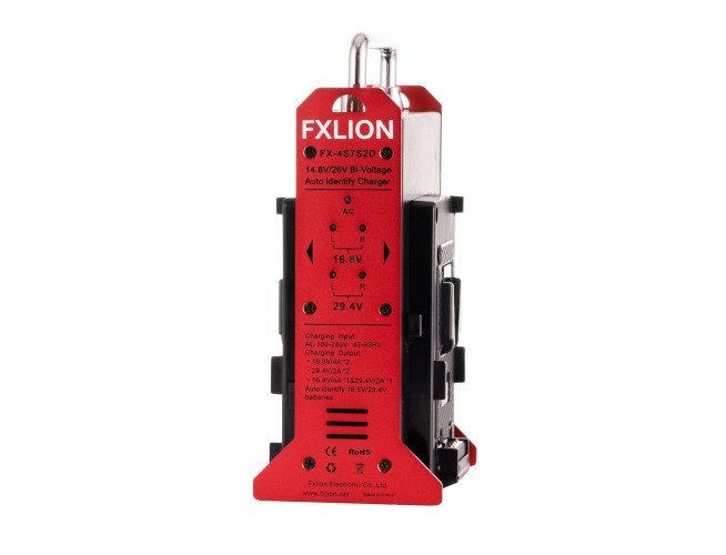 Fxlion 14.8V/26V Battery 2-ch V-lock Charger