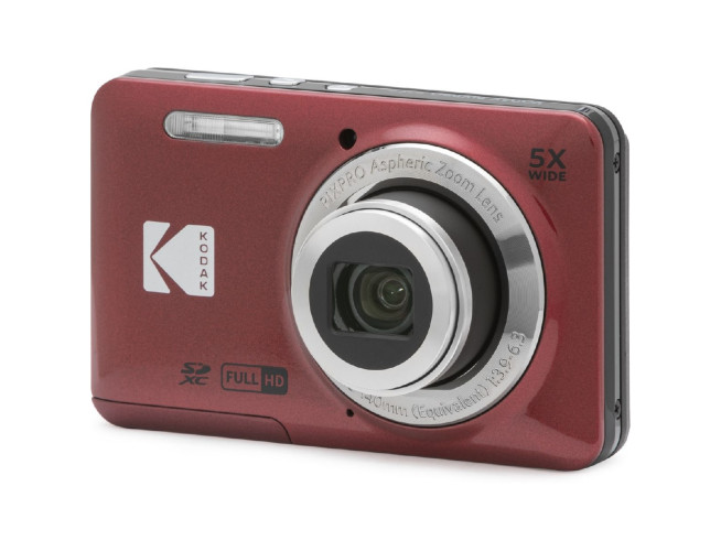 Kodak FZ55 5X Zoom CMOS FHD Li-ion Rood
