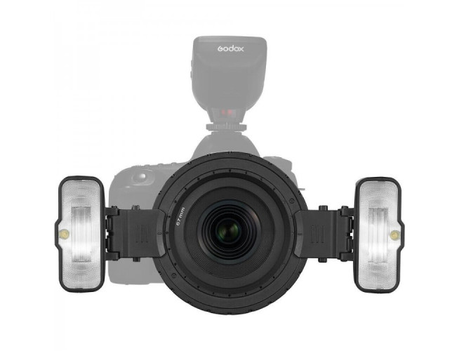 Godox Macro Ring Flash Two Light Kit MF-12