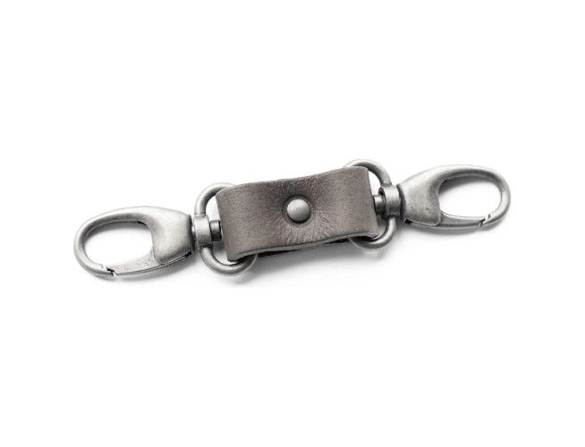 The Hantler Belt anchor Stone Gray Old Silver