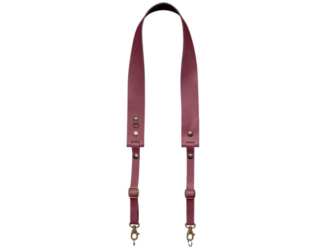 The Hantler Camera Neck strap Bordeaux red