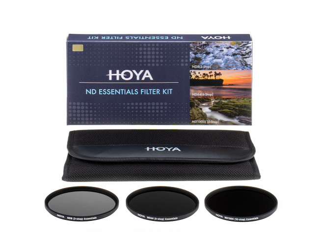 Hoya 77mm ND Essentials Filter Kit 8/64/1000