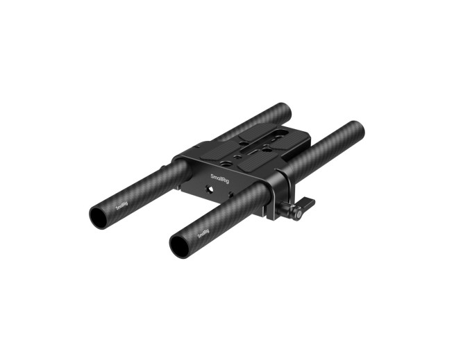 SmallRig 5609 Bottom Mount Plate With Dual 15mm Rod Clamp
