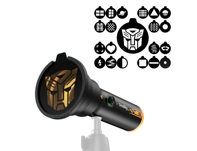 SmallRig 5512 RF 10C Portable Focusable LED Video Light (BumbleBee Edition)