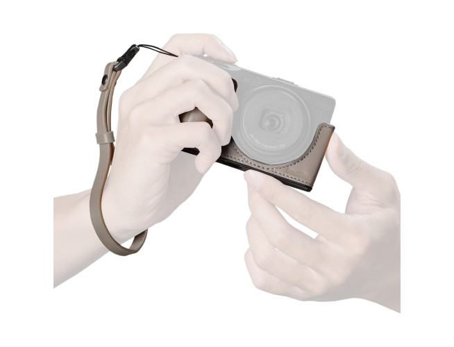 SmallRig 5677 Leather Case Kit For Ricoh GR IV / III / IIIx / III HDF / IIIx HDF (Grey)