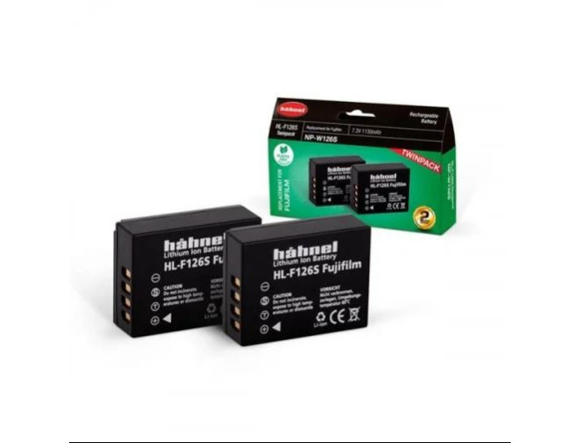 Hahnel HL-F126s Fuji Type Twin Pack