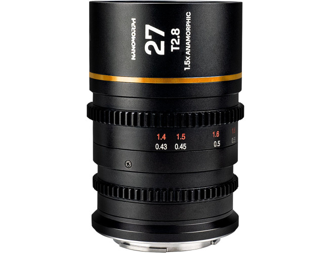 Laowa Nanomorph 27mm T2.8 1.5X S35 (Amber) (Cine) Fujifilm X