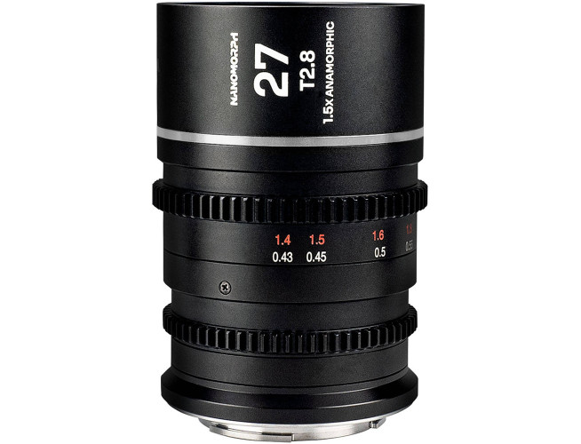 Laowa Nanomorph 27mm T2.8 1.5X S35 (Silver) (Cine) Fuji X