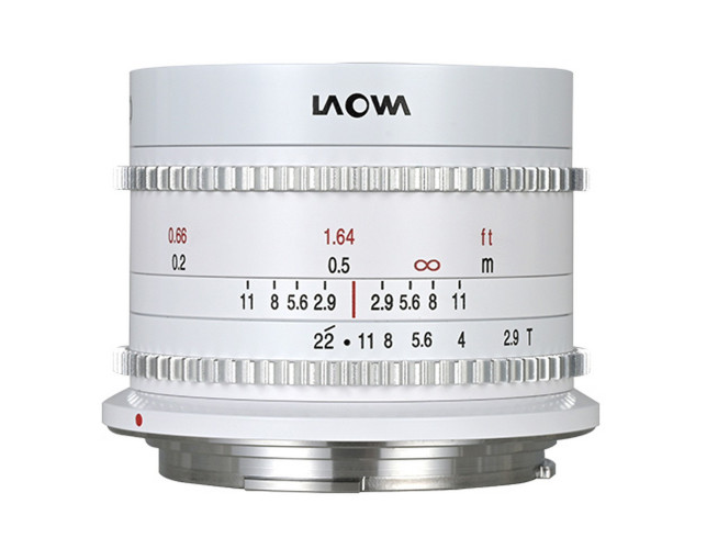 Laowa 9mm T2.9 Zero-D Cine Lens White - Canon RF