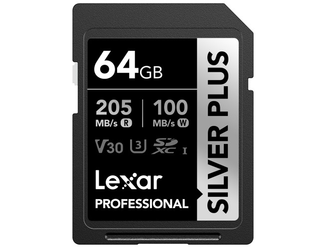 Lexar SD Silver Plus UHS-1 64GB V30