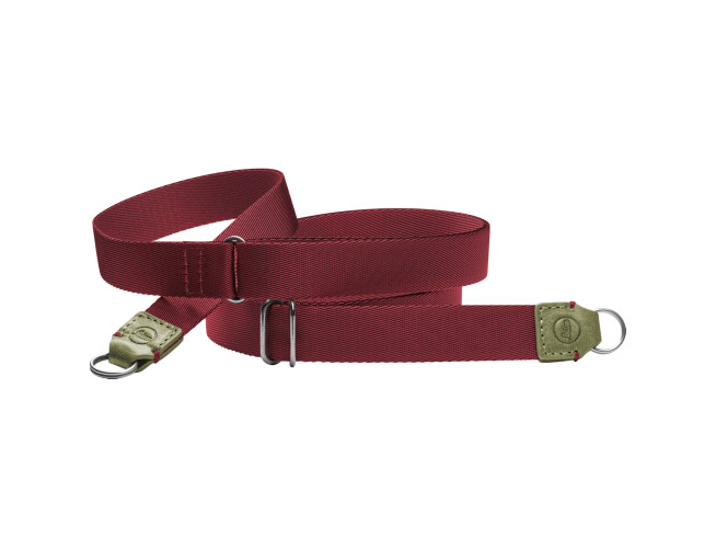 Leica Carrying Strap Olive/Burgundy