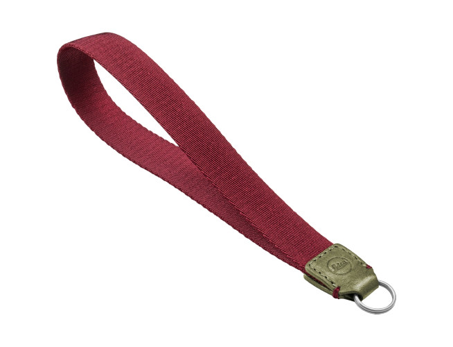 Leica Wrist Strap Leather Olive/Burgundy