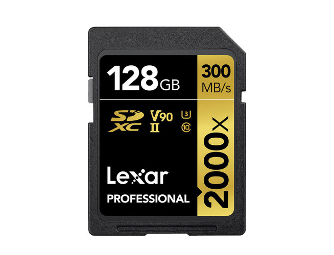 Lexar SDXC Professional UHS-II 2000x 128GB