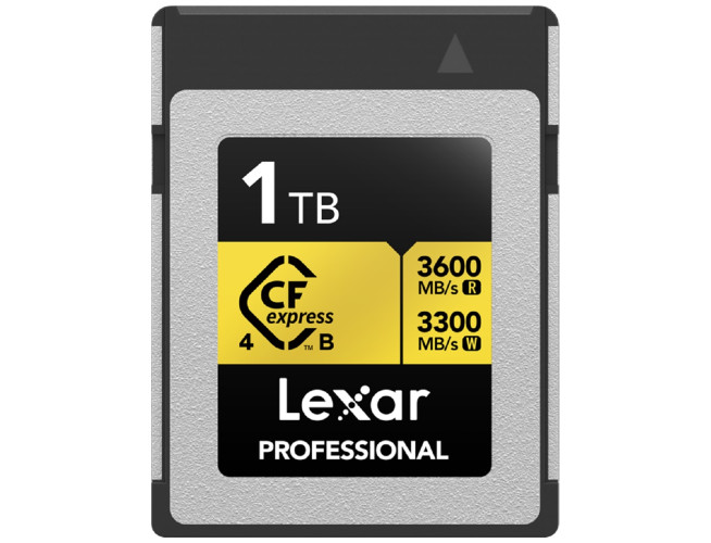 Lexar CFexpress Pro Type B Gold 4.0 Series 1TB - R3600/W3300 