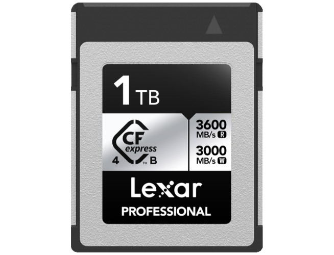 Lexar CFexpress Pro Type B Silver 4.0 Series 1TB - R3600/W3000MB/s