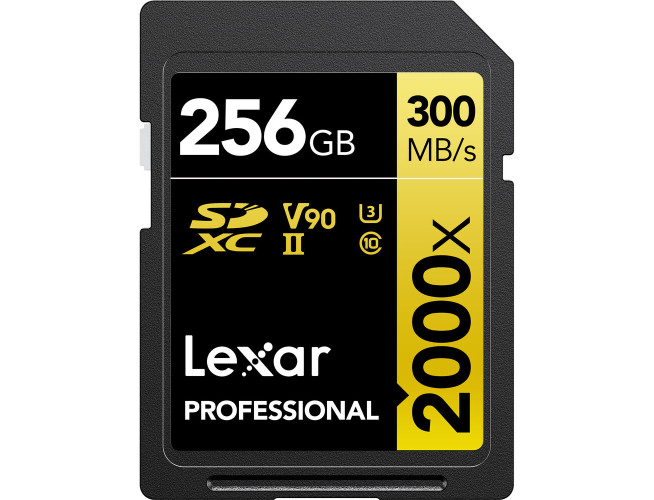 Lexar SDXC Professional UHS-II 2000x 256GB