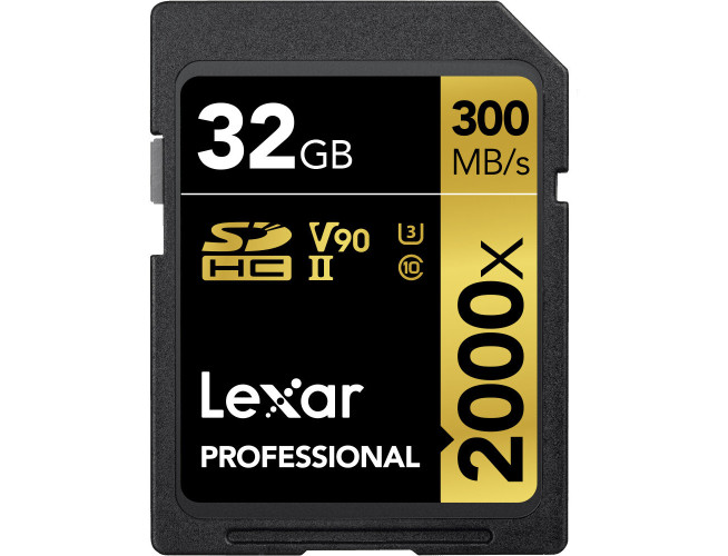 Lexar SDXC Professional UHS-II 2000x 32GB