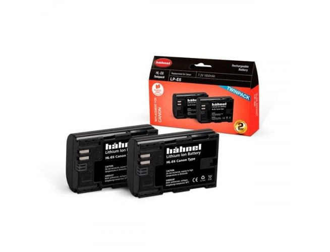 Hahnel HL-E6 Canon Type Twinpack
