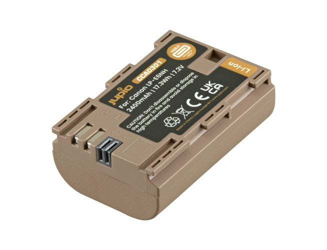 Jupio LP-E6NH Ultra C 2400mAh accu met USB-C