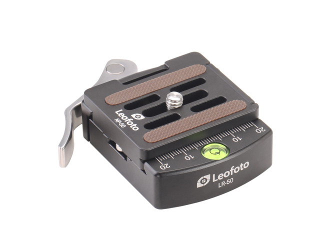 Leofoto LR-50 Quick Release Clamp met NP-50 snelkoppelingsplaatje