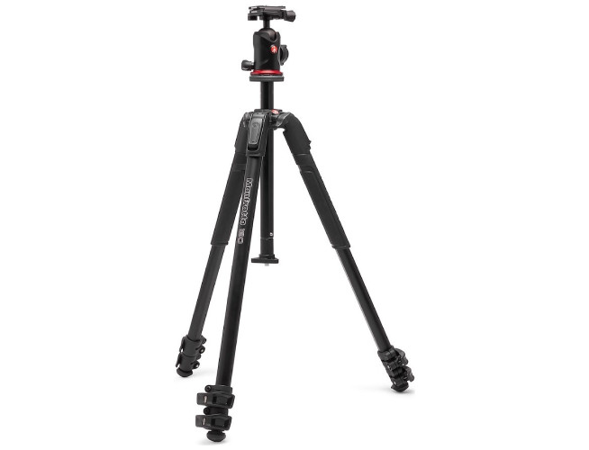Manfrotto 190X alu tripod kit with AS Balhoofd