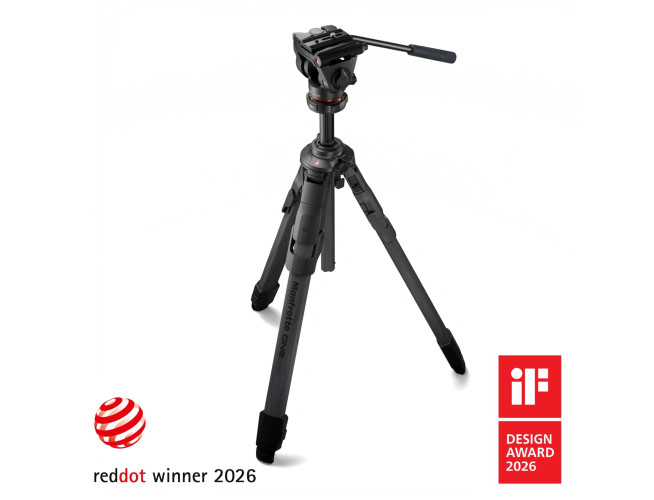 Manfrotto ONE Carbon met 500X Videokop