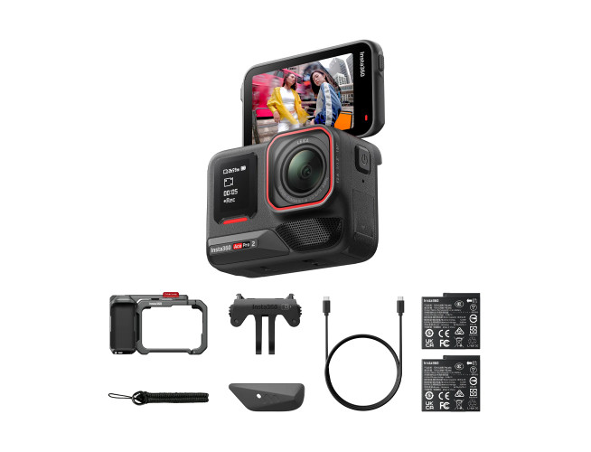 Insta360 Ace Pro 2 Dual Battery Xplorer Bundle Dark Grey