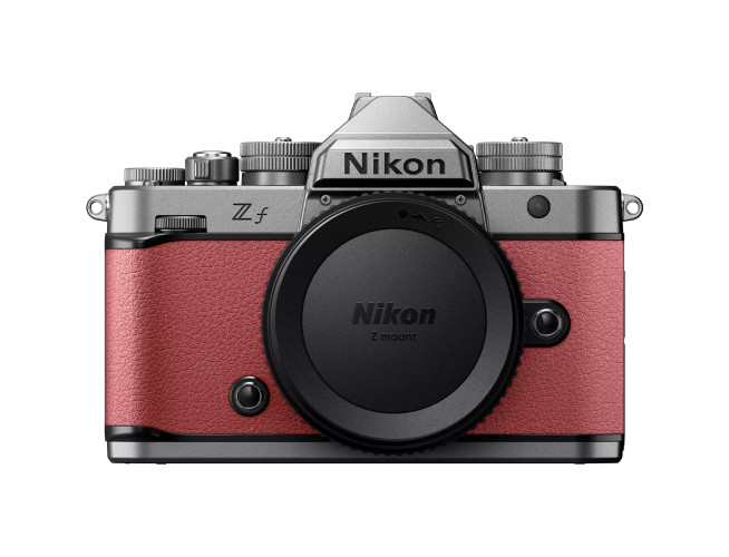 Nikon Z f Silver Body Mauve Pink