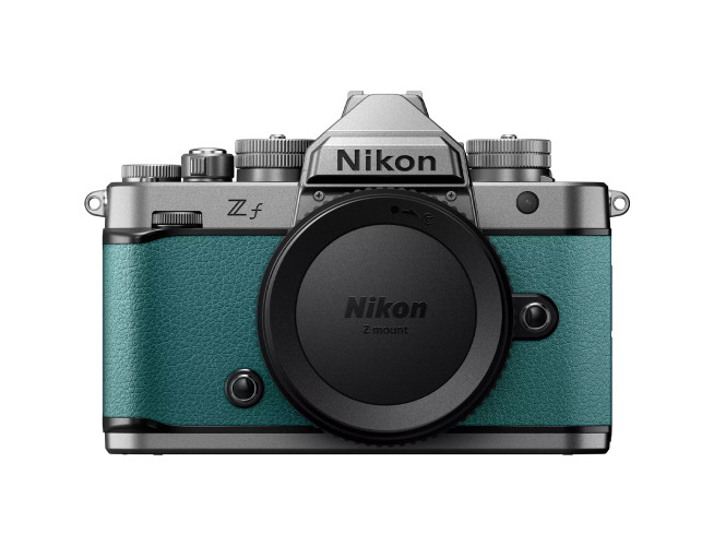 Nikon Z f Silver Body Teal Blue