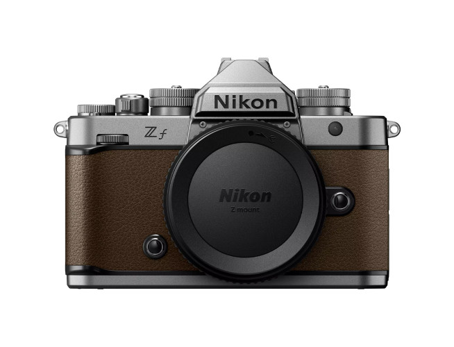 Nikon Z f Silver Body Sepia Brown