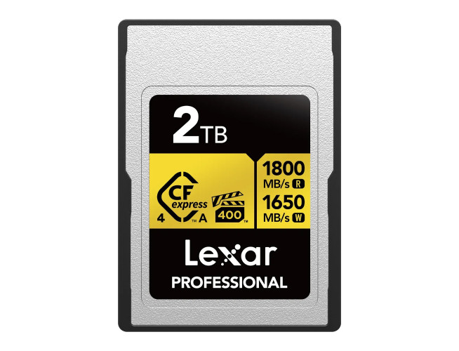 Lexar CFexpress Pro Type A Gold 4.0 Series 2TB R1800/W1650MB/s - VPG400
