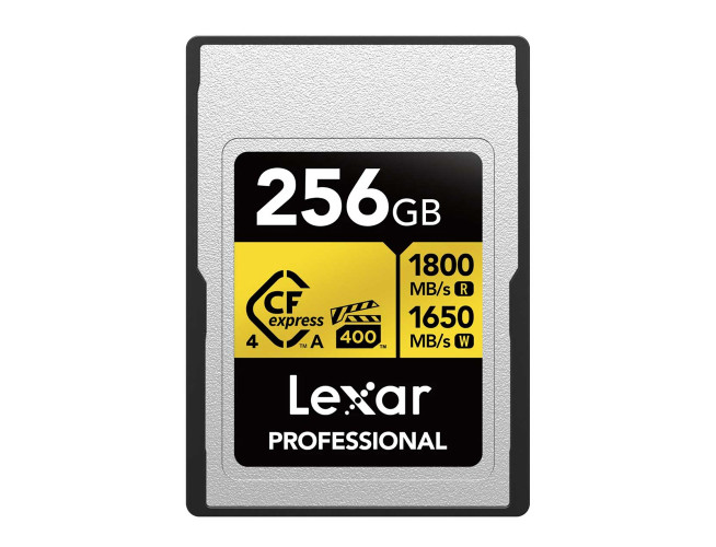 Lexar CFexpress Pro Type A Gold 4.0 Series 256 GB R1800/W1650MB/s - VPG400