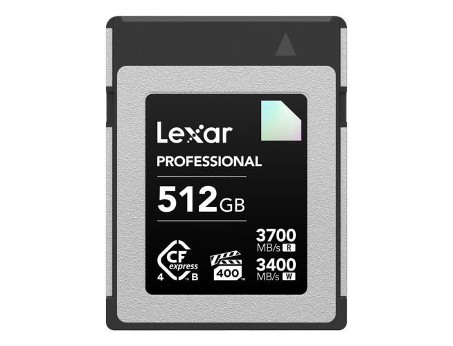 Lexar CFexpress Pro Type B Diamond 4.0 Series 512GB - R3700/W3400MB/s - VPG400